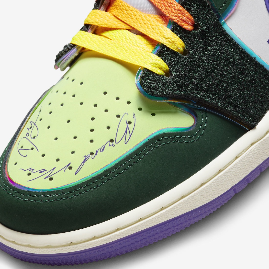 Riddhi's Air Jordan 1 Low OG Emanates Optimism | SoleSavy