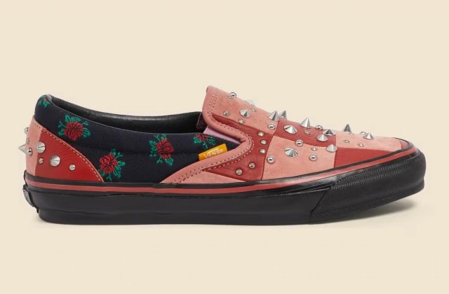 Gucci Vans Slip-On Red Pink