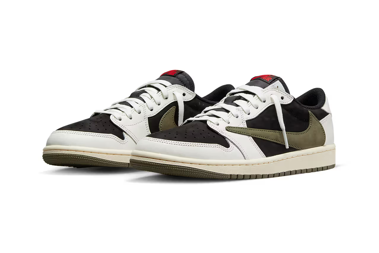 Travis Scott Air Jordan 1 Low Olive