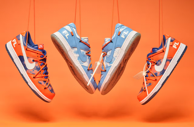 Futura Off-White Nike Dunk Low Auction