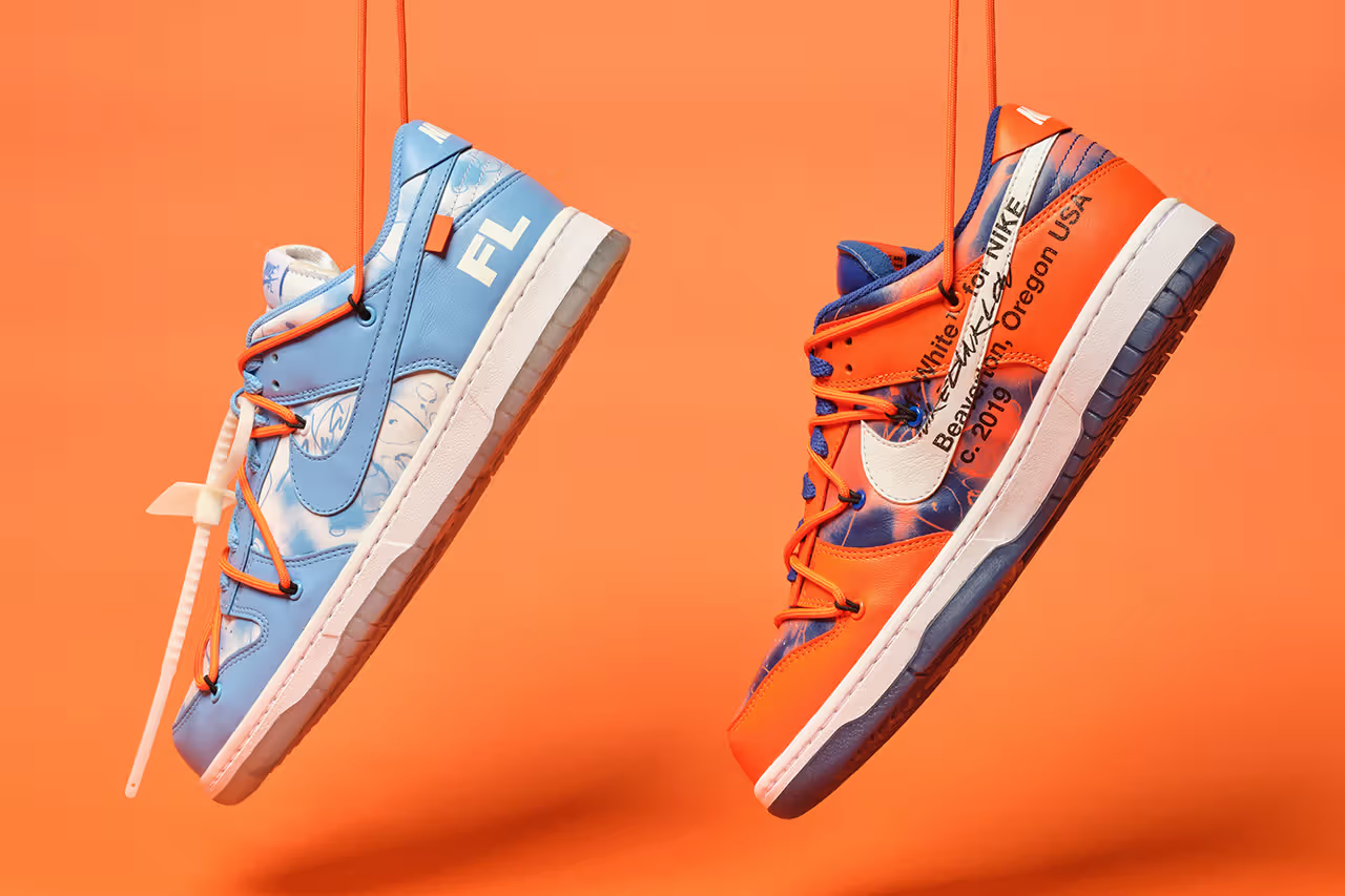 Futura Off-White Nike Dunk Low Auction