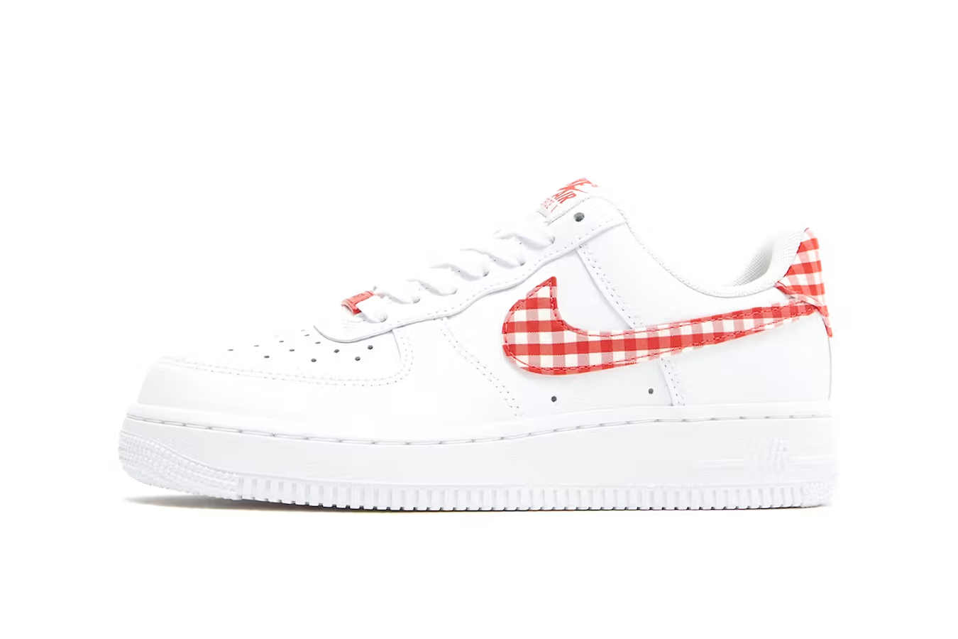 Nike Air Force 1 Low Gingham Red