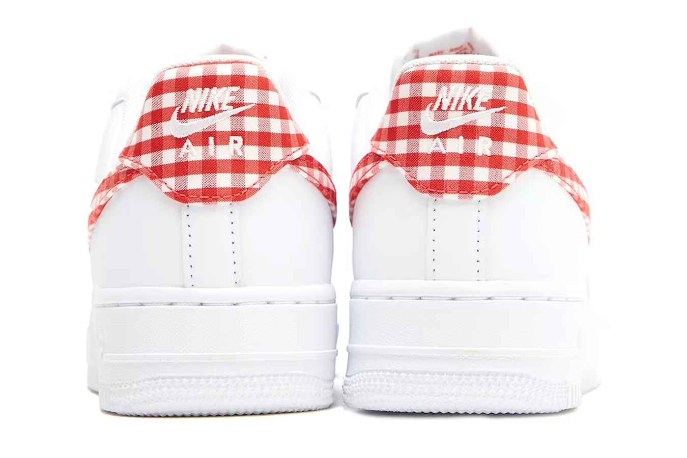 Nike Air Force 1 Low Gingham Red