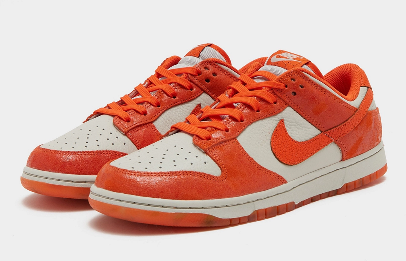 dunk low cracked leather