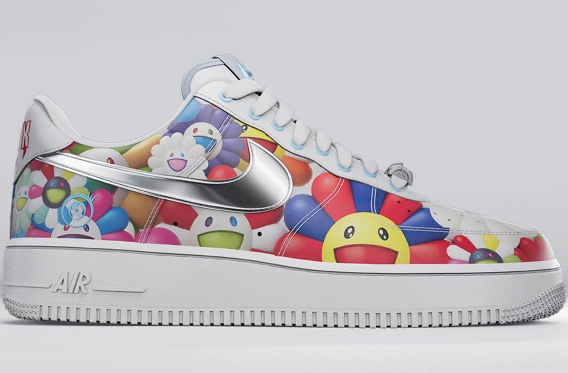 A Closer Look At RTFKT X Nike Air Force 1 Collection in Collaboration With Takashi  Murakami