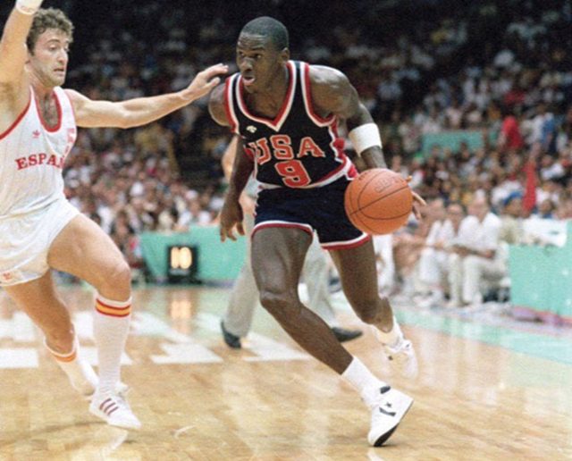 Michael Jordan's Olympic Converse sell for record six-figure sum at auction, Michael Jordan