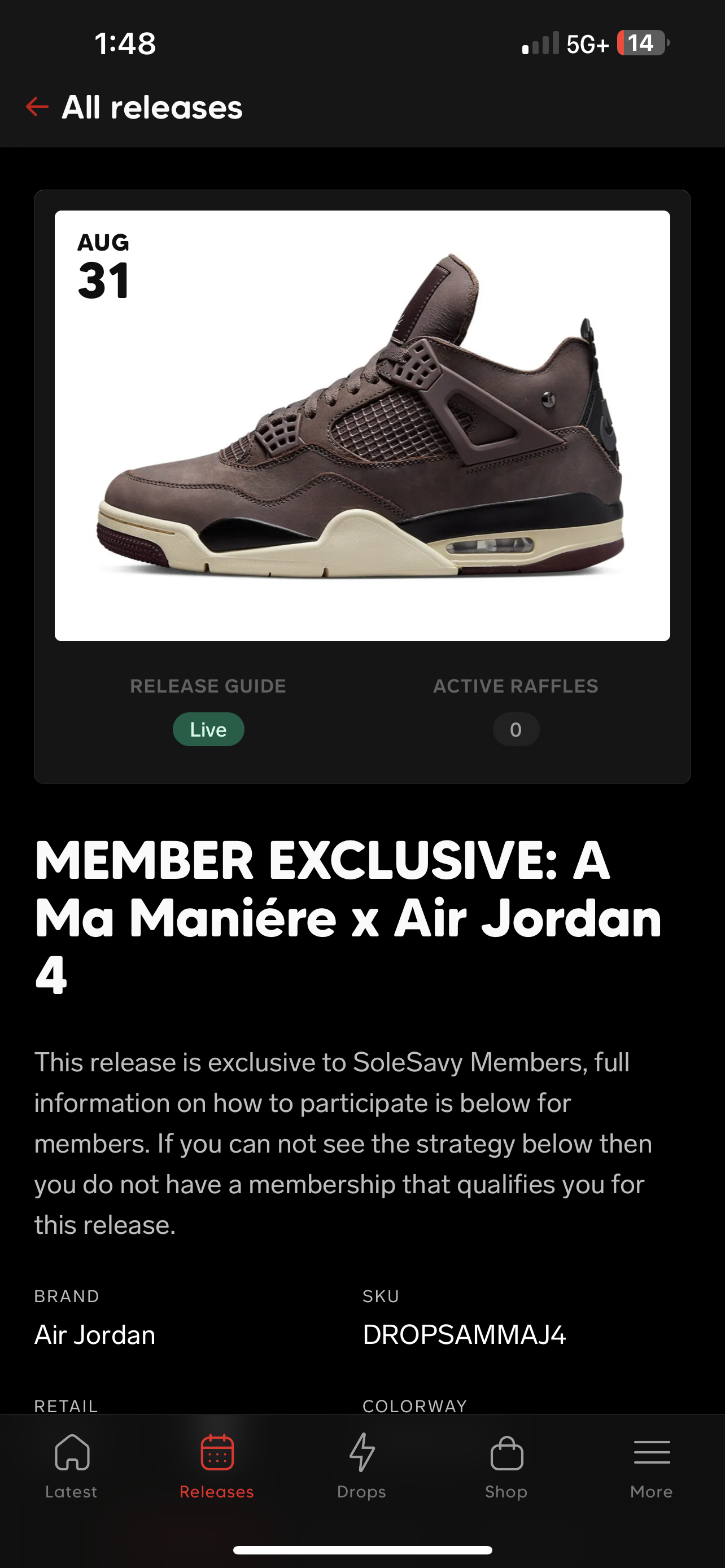 A Ma Maniere Air Jordans Restocking with DROPS on Drops 4.0 SoleSavy News