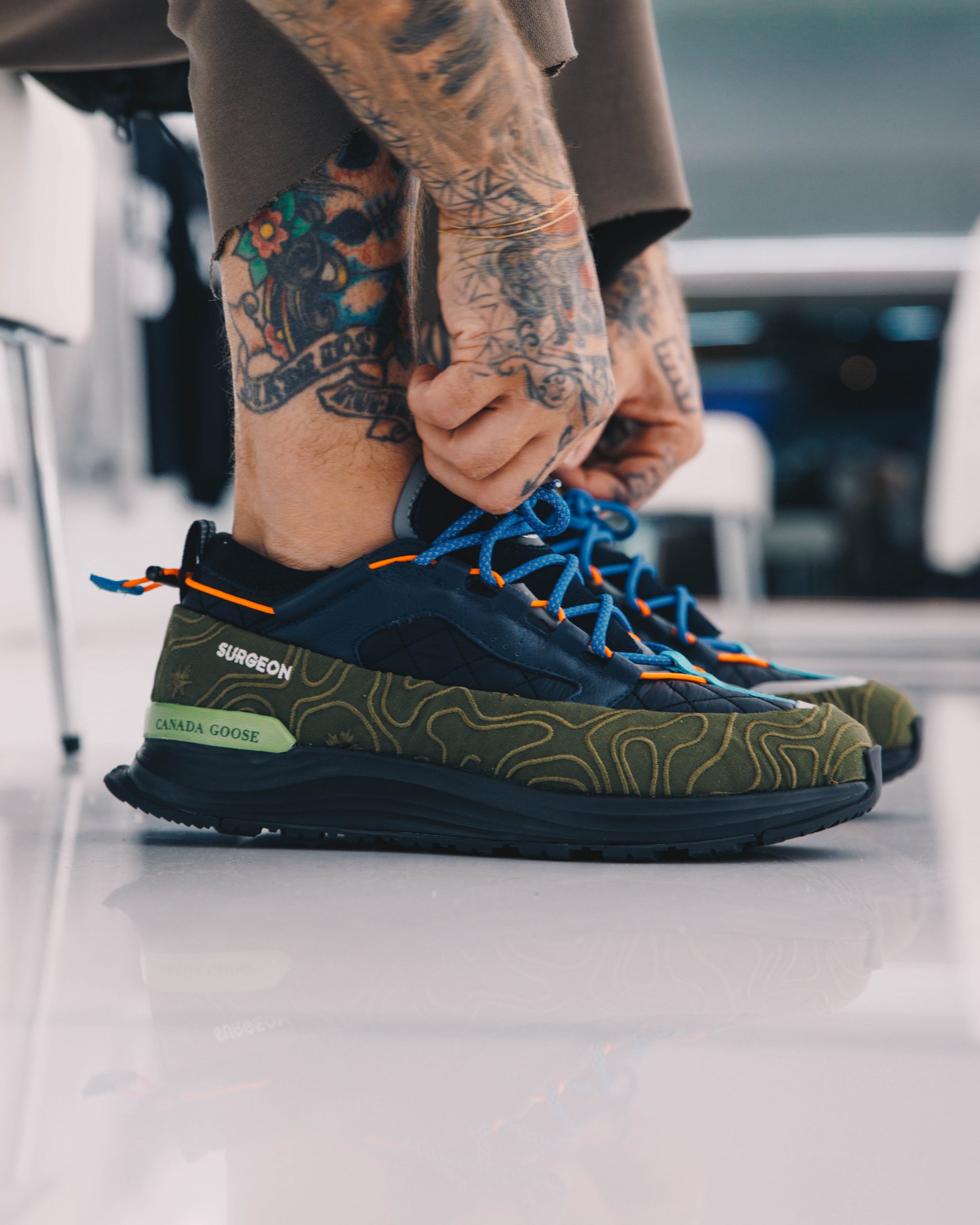 Canada Goose x SURGEON Partner on Glacier Trail Sneaker SoleSavy News