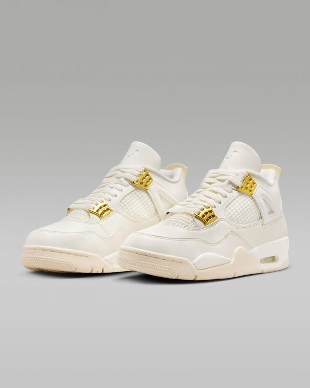 The Women's Air Jordan 4 “White and Gold” Follows A Fan Favorite ...