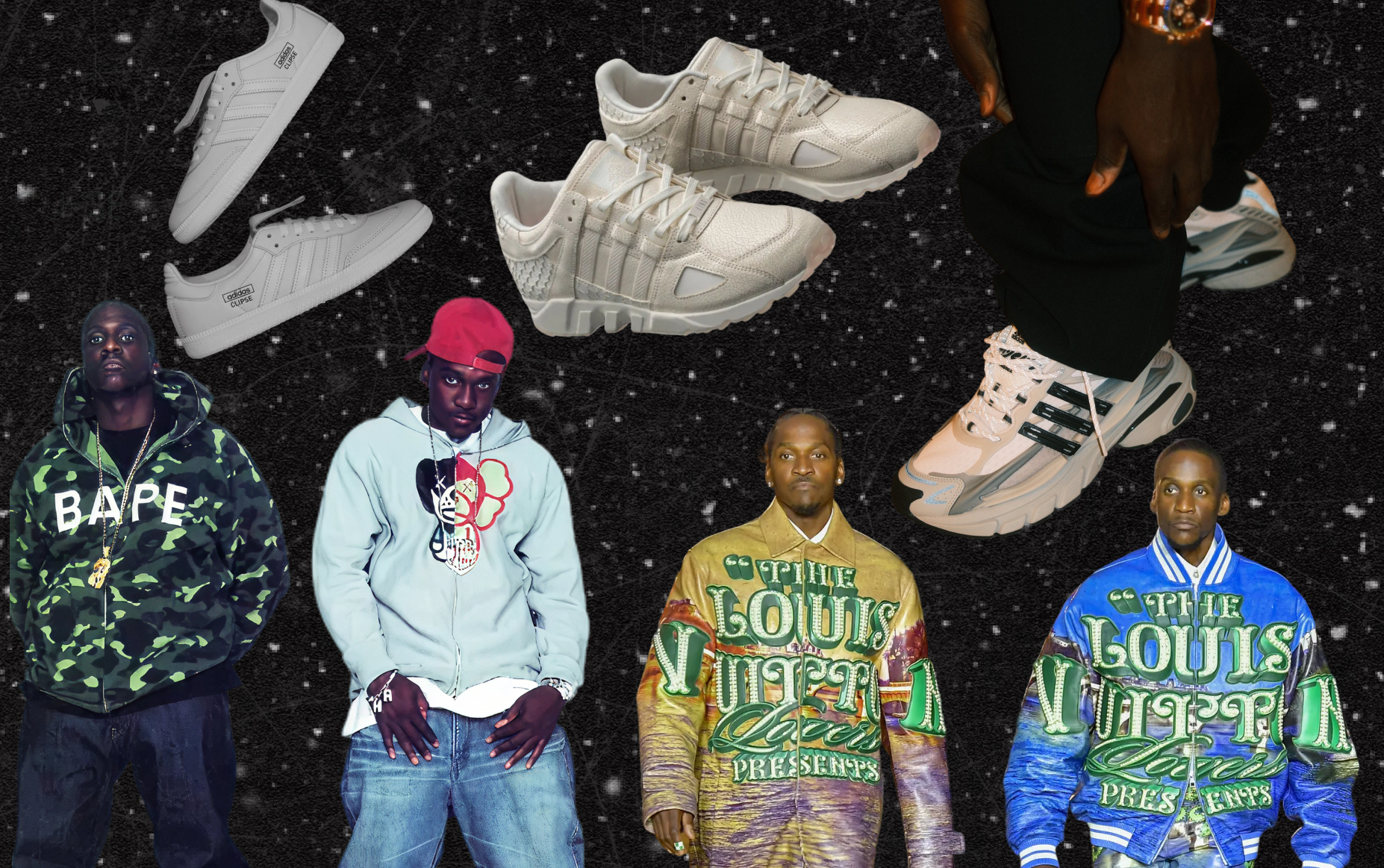 Clipse, Pusha T 8枚セット Hip Hop PUSHA T & Malice CLIPSE signed (HELL HATH NO FURY) Album